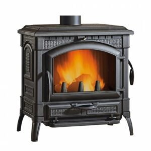 Holzofen Isotta Evo 12 kW – Gusseisen, Leistung & Eleganz