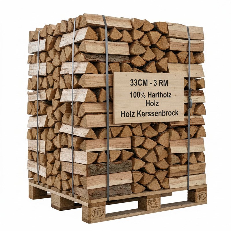 Brennholz 33 cm - Palette 3RM