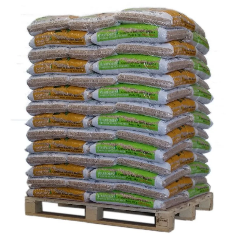 Starforest Holzpellets – Palette mit 70 Säcken à 15 kg